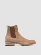 SHANTEL 006 - Taupe Suede Zipped Boots