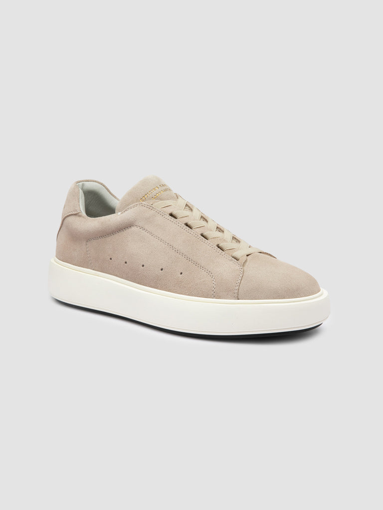 SLOUCH 101 - Ivory Suede Sneakers