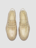 SOLITUDE 102 - Ivory Leather Slingback Sandals - thumb image 2,side view