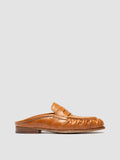SOLITUDE 112 - Orangefarbene Pantoletten aus Leder - thumb image 1,side view