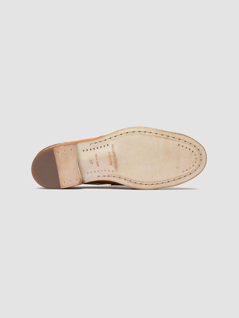 SOLITUDE 112 - Camel Leather Mule Sandals