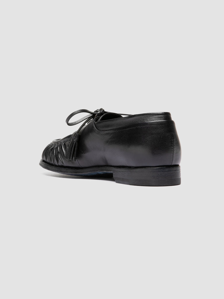 SOLITUDE 116_W - Blue Leather Derby Shoes