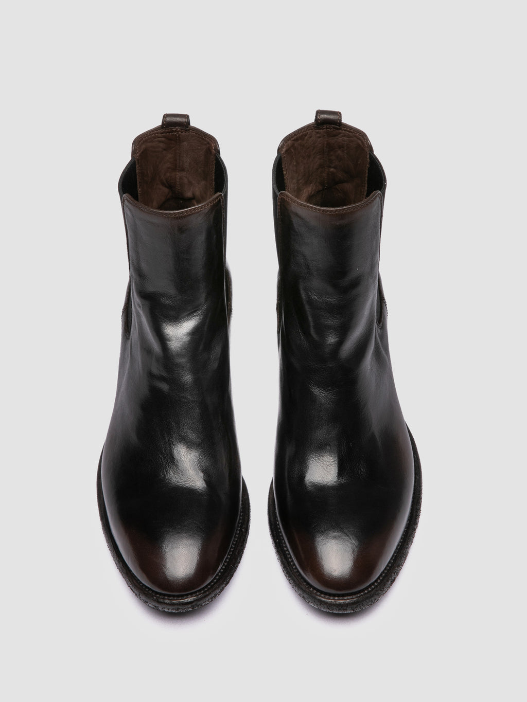 SONEGAL DD 001 - Stivaletti Chelsea in Pelle Marrone - image 2,side view