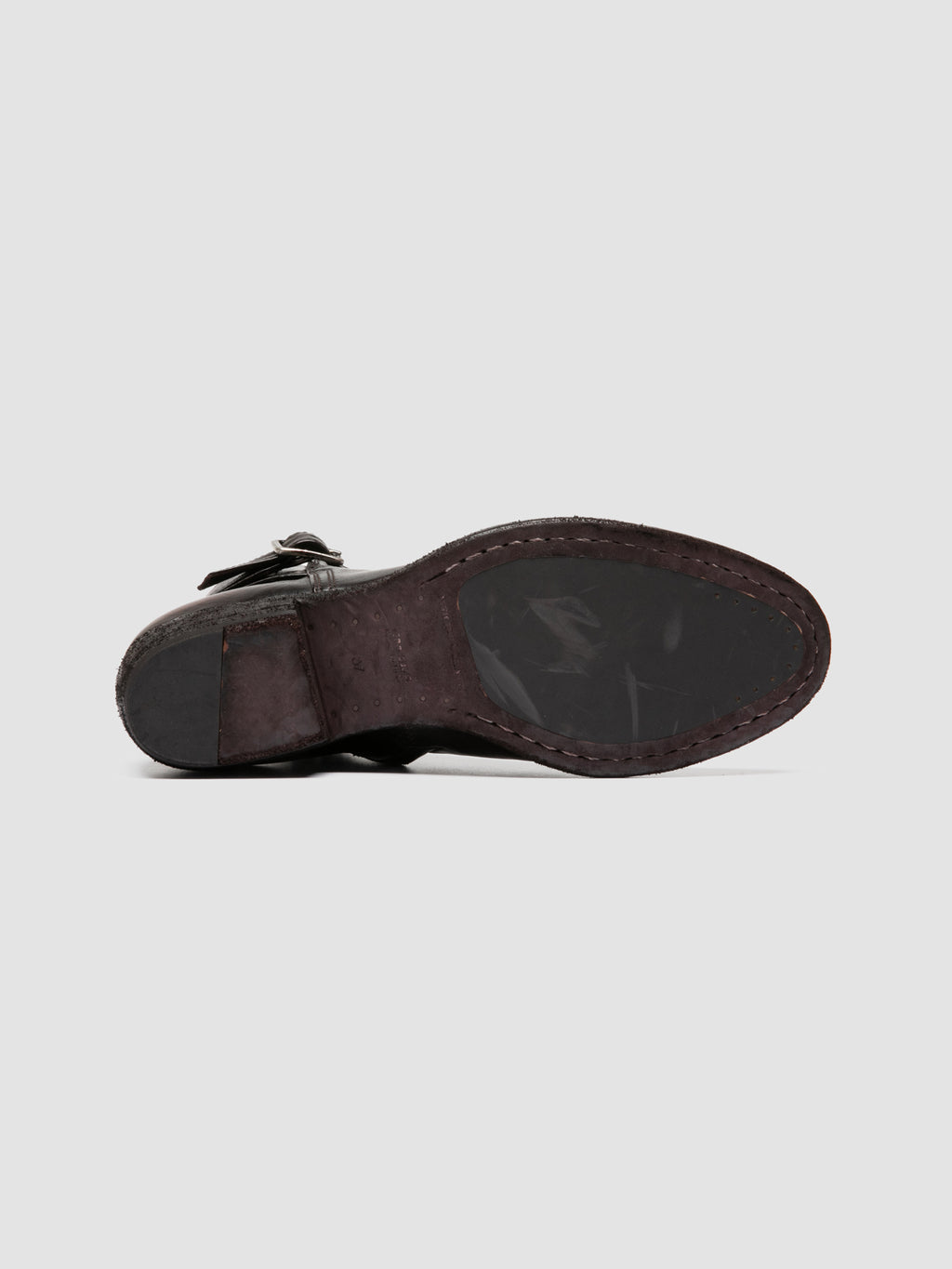 SONEGAL DD 002 - Stivali con Zip in Pelle Marrone - image 5,side view