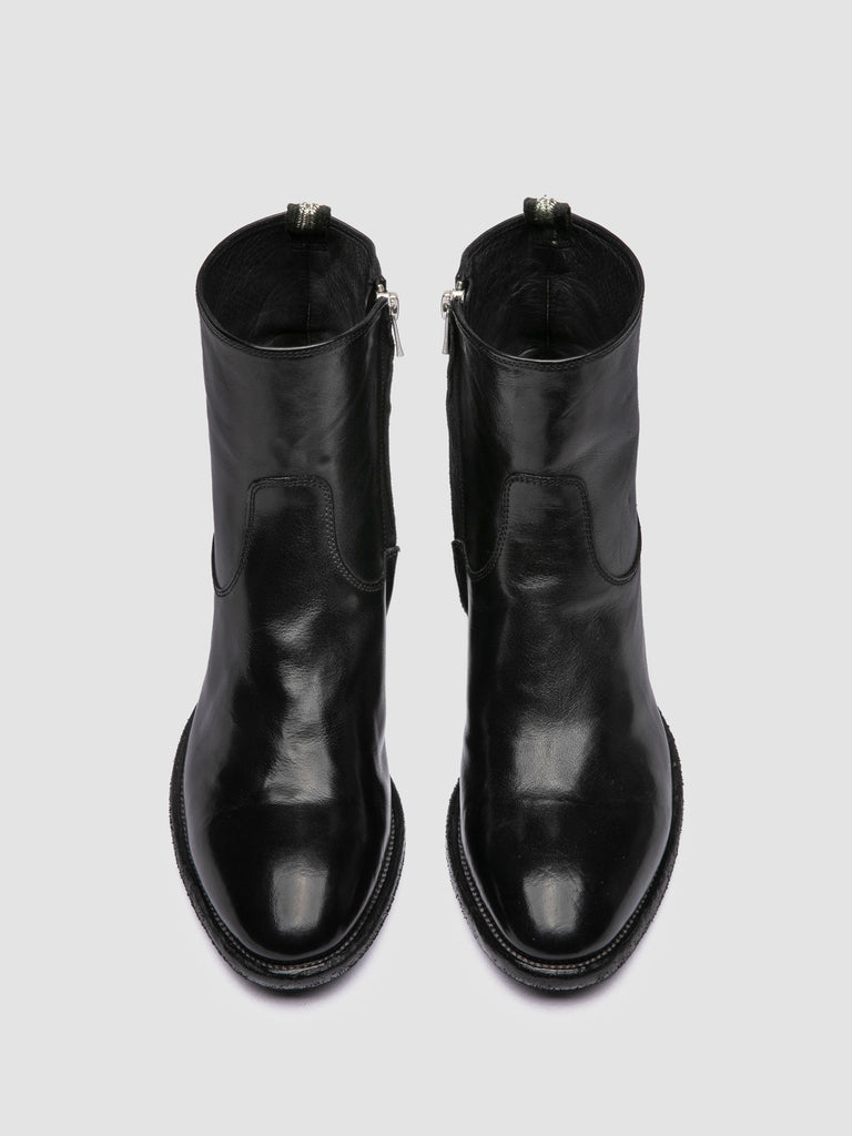 SONEGAL DD 003 - Black Leather Zip Boots