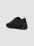 SUBSIDE 104_W - Sneaker Basse in Pelle e Pelle Scamosciata Nera - thumb image 4,side view