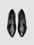 SUE 009 - Mocassini Penny in Pelle Nera - thumb image 2,side view