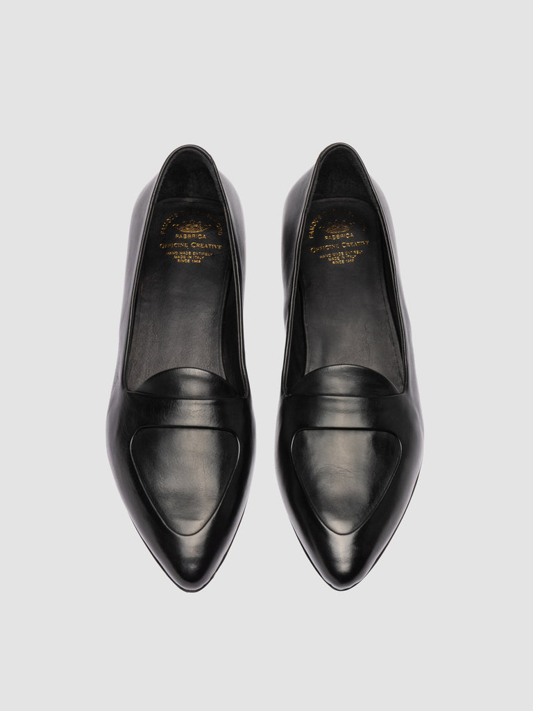 SUE 009 - Mocassini Penny in Pelle Nera
