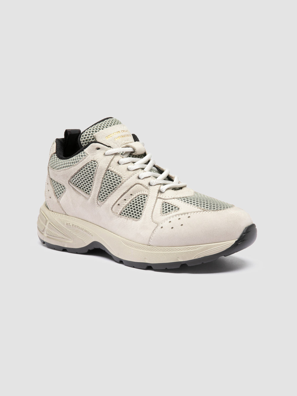 SUPURBIA 101 - White Leather and Suede Low Top Sneakers