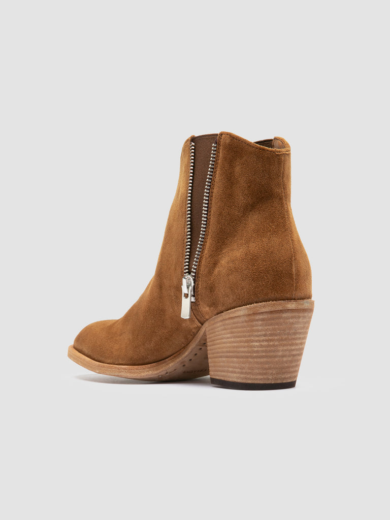 SYDNE 015 - Brown Suede Ankle Boots