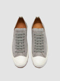 VULCAN 101 - Sneaker Basse in Pelle Scamosciata Grigia - thumb image 2,side view