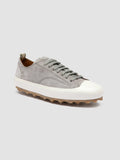 VULCAN 101 - Sneaker Basse in Pelle Scamosciata Grigia - thumb image 3,side view