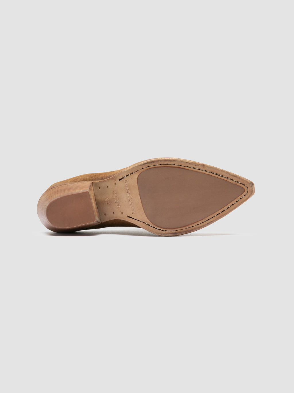 WANDA DD 101 - Sandali Mule in Pelle Scamosciata Marrone - image 5,side view
