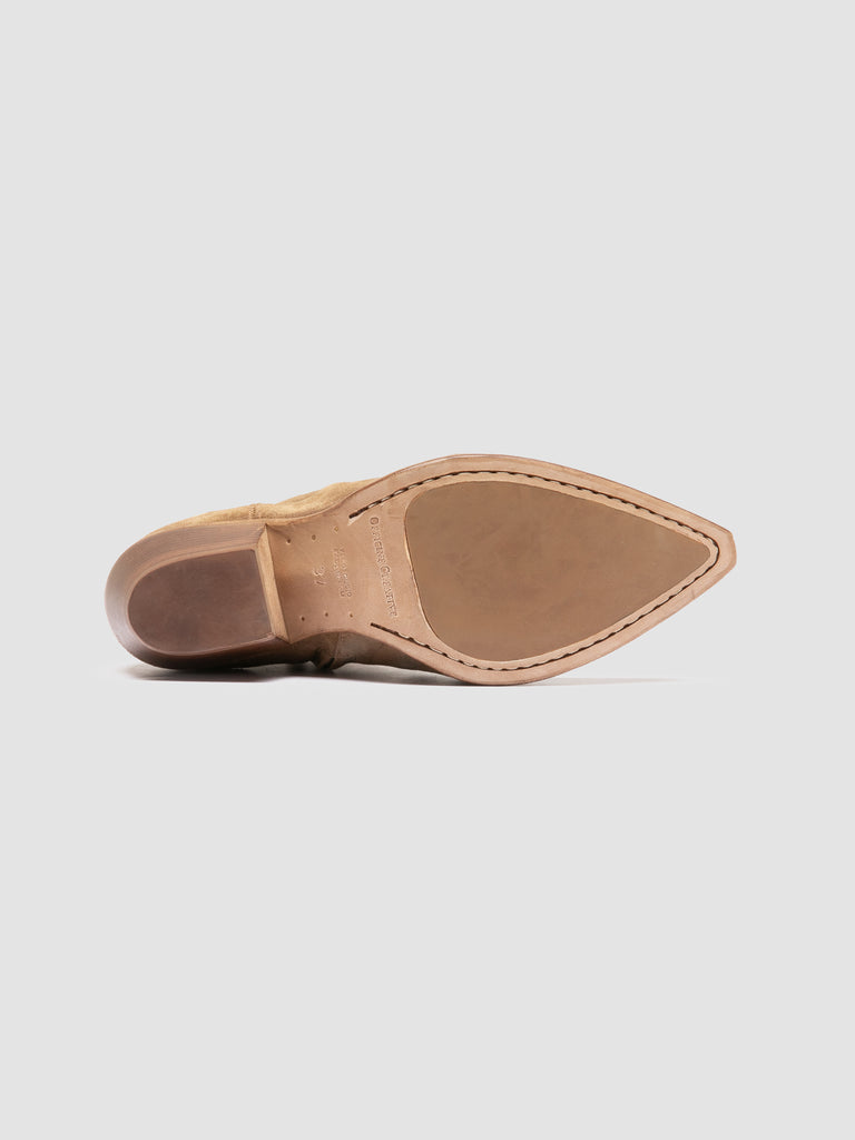 WANDA DD 103 - Brown Suede Zip Boots