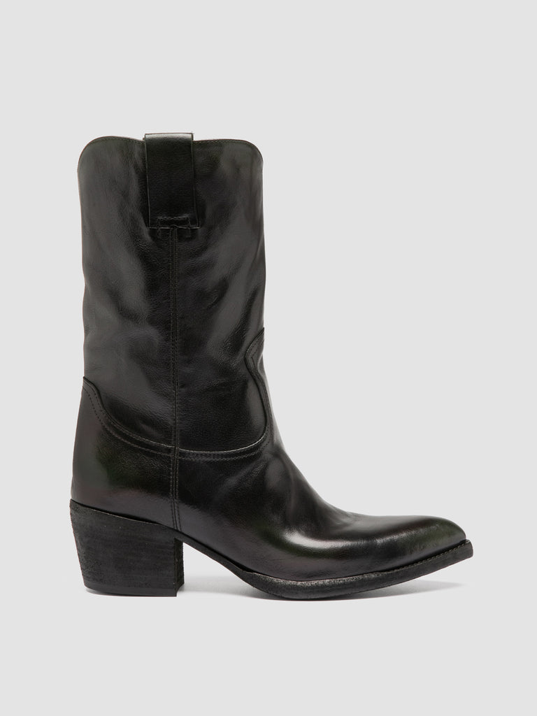 WANDAL DD/104 - Black Leather Zip Boots