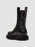 WISAL DD 107 - Black Leather Chelsea Boots - thumb image 4,side view
