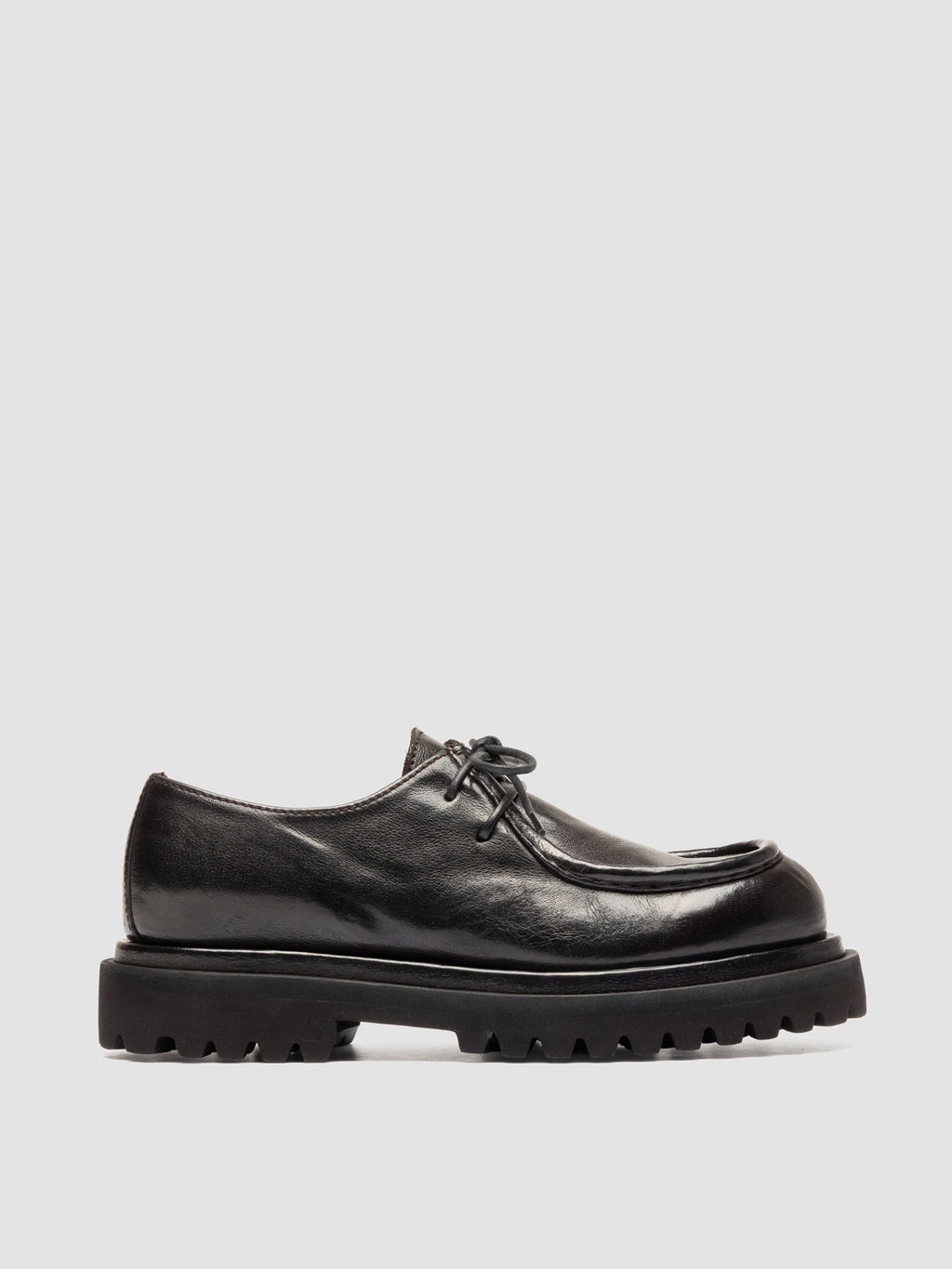 WISAL DD 125 - Braune Derby-Schuhe aus Leder - image 1,side view