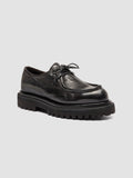 WISAL DD 125 - Braune Derby-Schuhe aus Leder - thumb image 3,side view