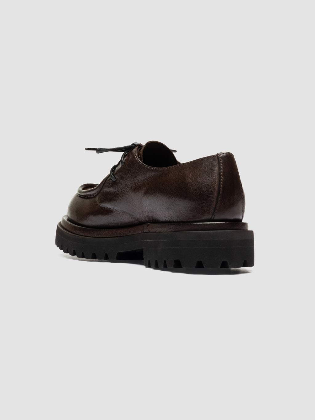 WISAL DD 125 - Brown Leather Derby Shoes