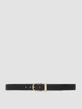 OC STRIP 100 - Black Leather Belt - thumb image 1,side view