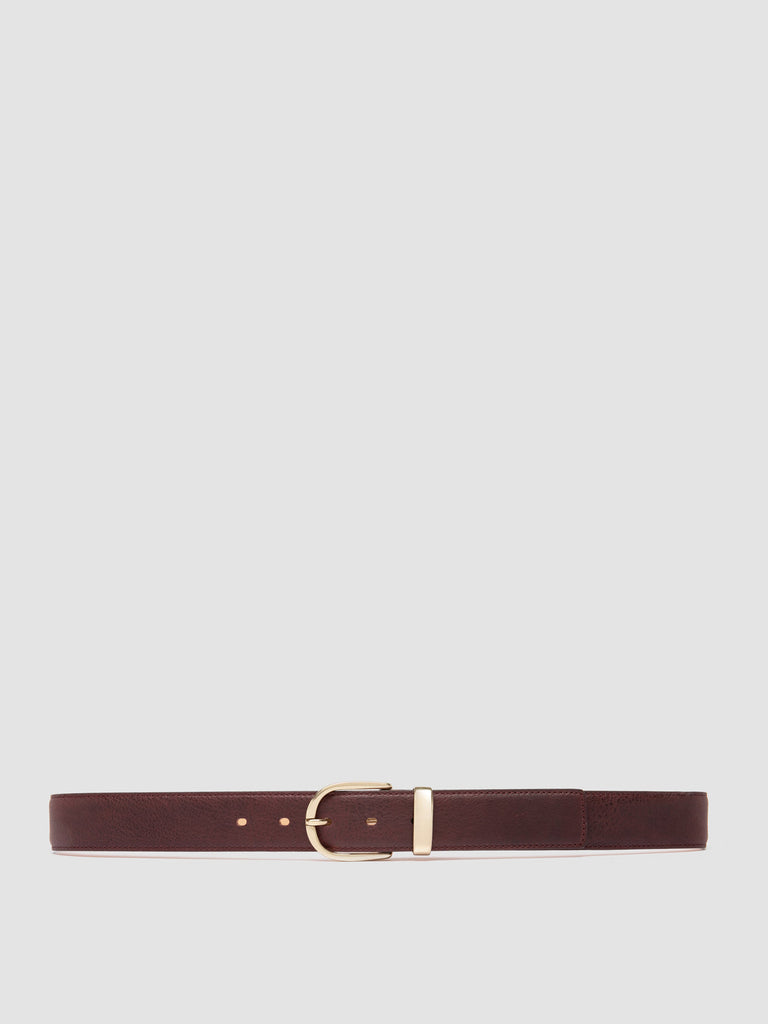 OC STRIP 100 - Burgundy Leather Belt