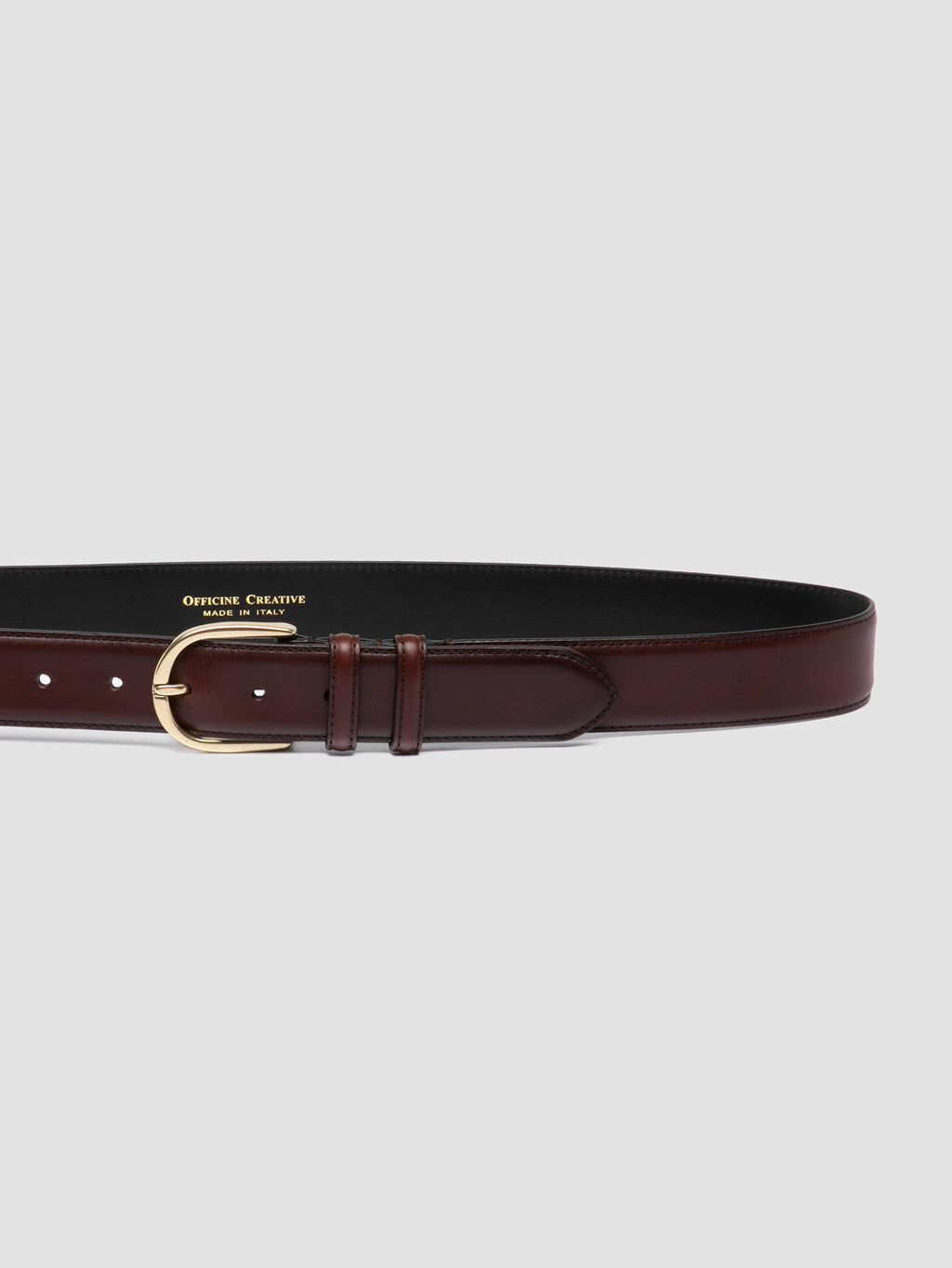 OC STRIP 105 - Brauner Ledergürtel - image 4,side view