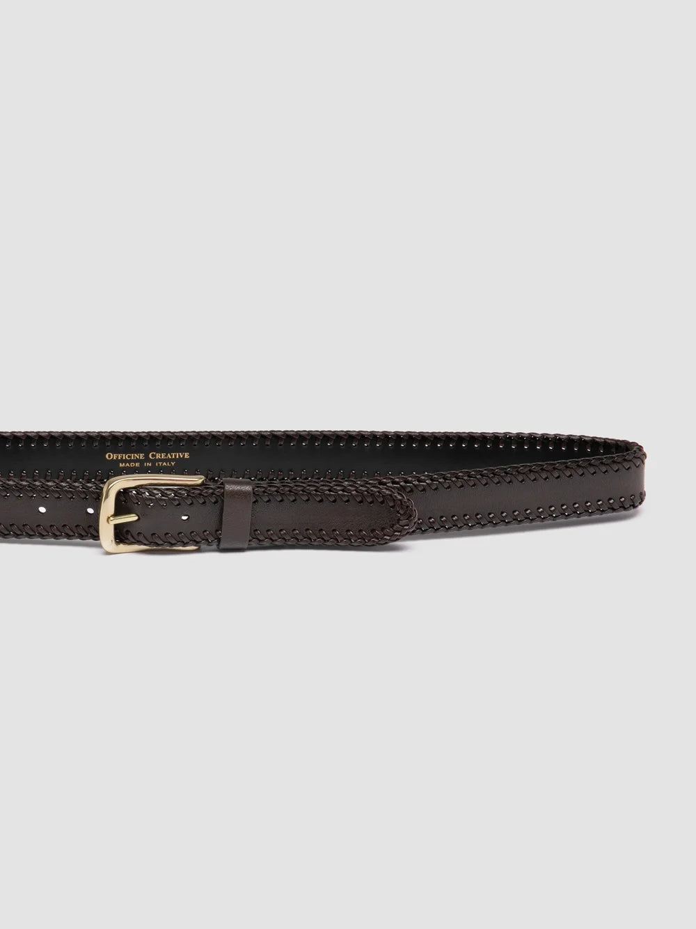 OC STRIP 108 - Brauner Ledergürtel - image 4,side view