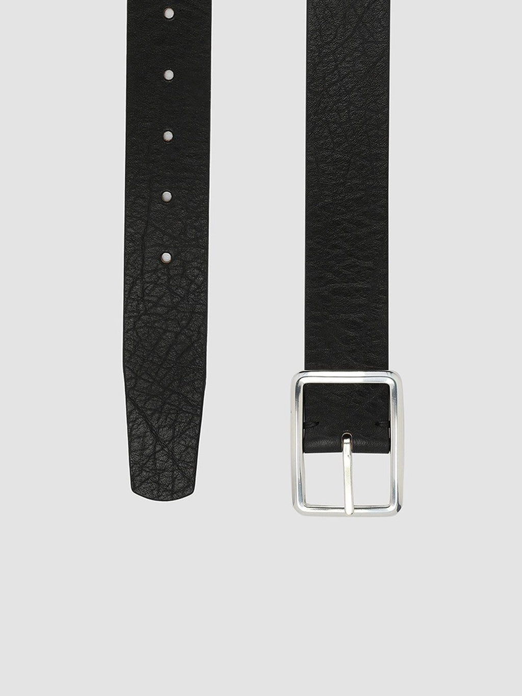 OC STRIP 10 - Black Leather Belt - image 2,side view