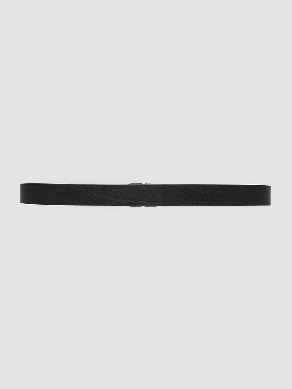 OC STRIP 10 - Black Leather Belt - image 3,side view