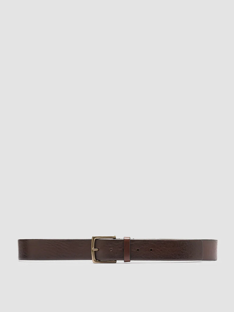 OC STRIP 22 - Cintura in Pelle Marrone