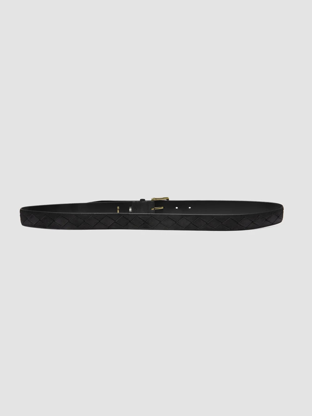 OC STRIP 29 - Blue Woven Suede Belt - image 3,side view