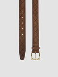 OC STRIP 29 - Brown Woven Suede Belt - thumb image 2,side view