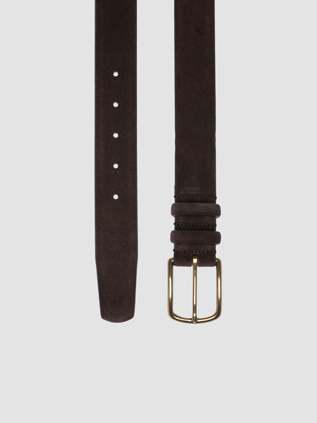 OC STRIP 33 - Brown Suede belt - image 2,side view