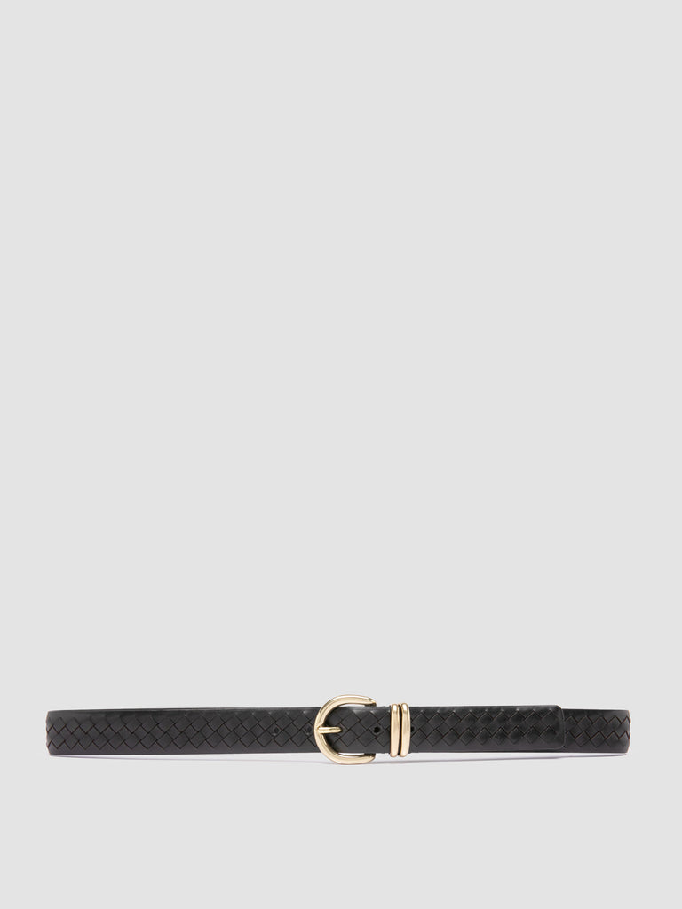 OC STRIP 46 - Black Leather Belt