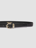 OC STRIP 46 - Schwarzer Ledergürtel - thumb image 4,side view