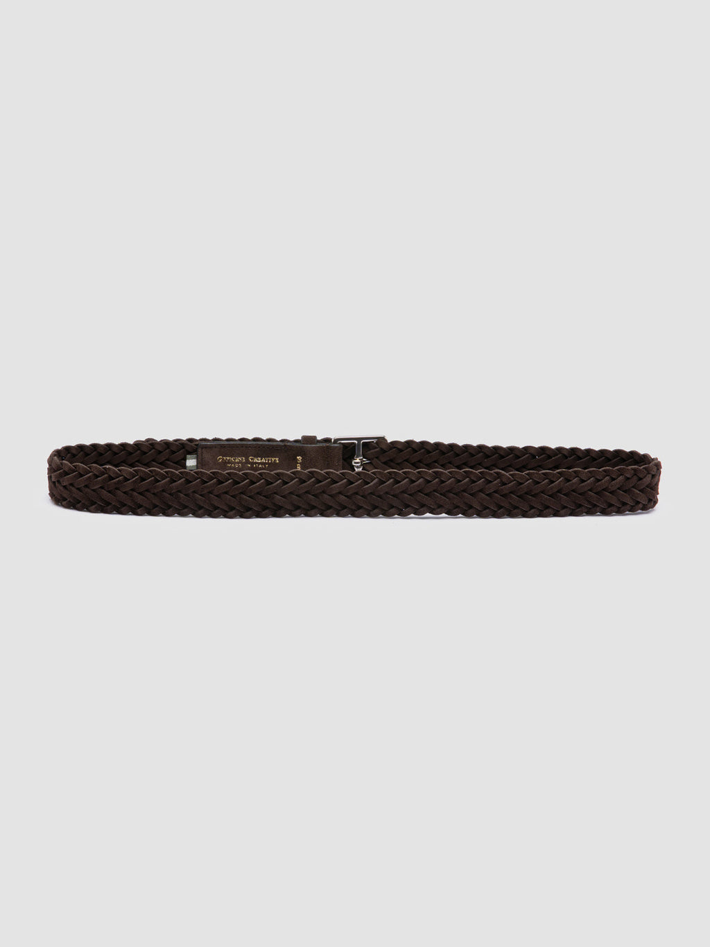 OC STRIP 055 - Brown Suede Belt - image 3,side view
