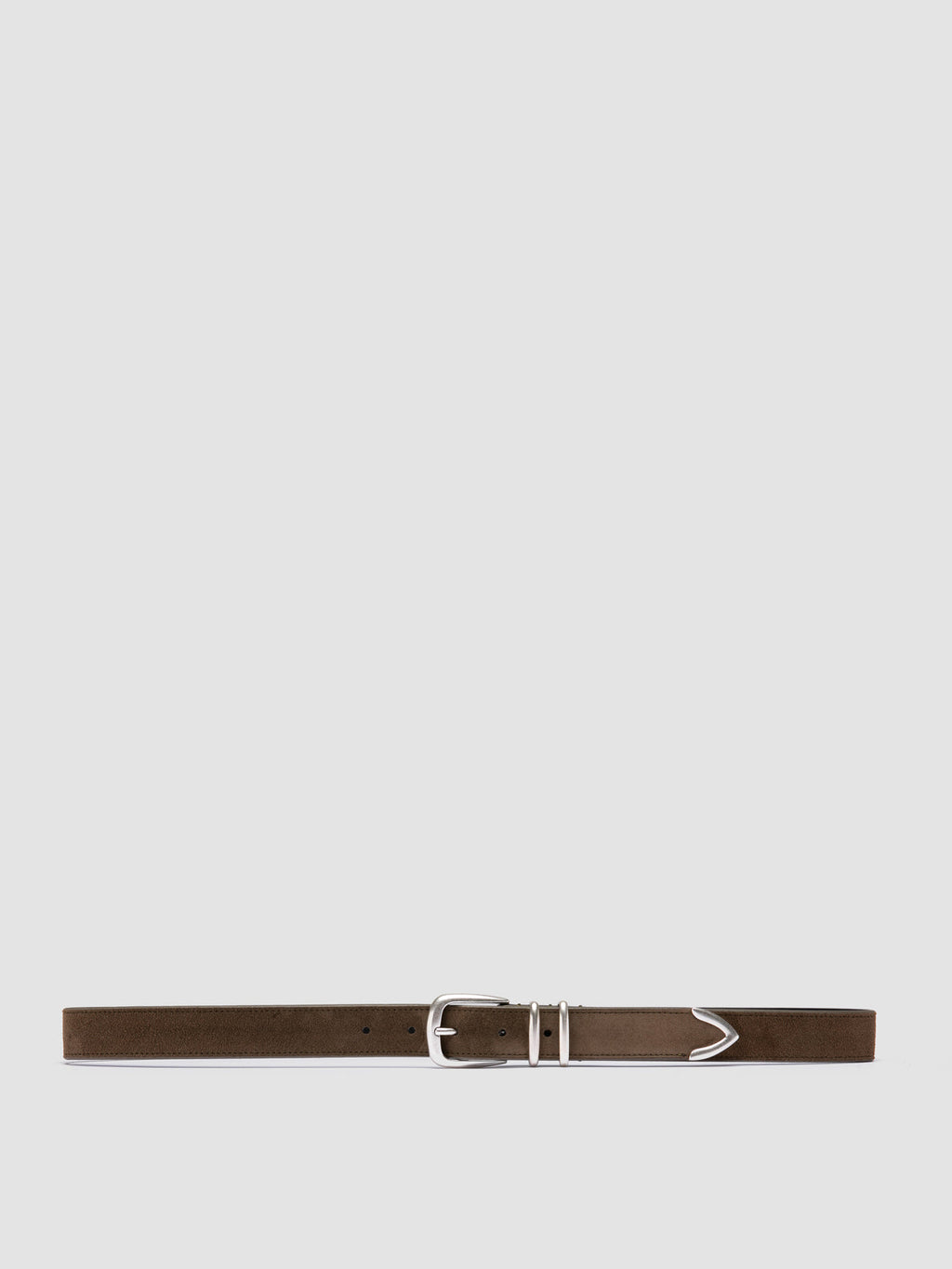 OC STRIP 074 - Taupe Suede Belt - image 1,side view