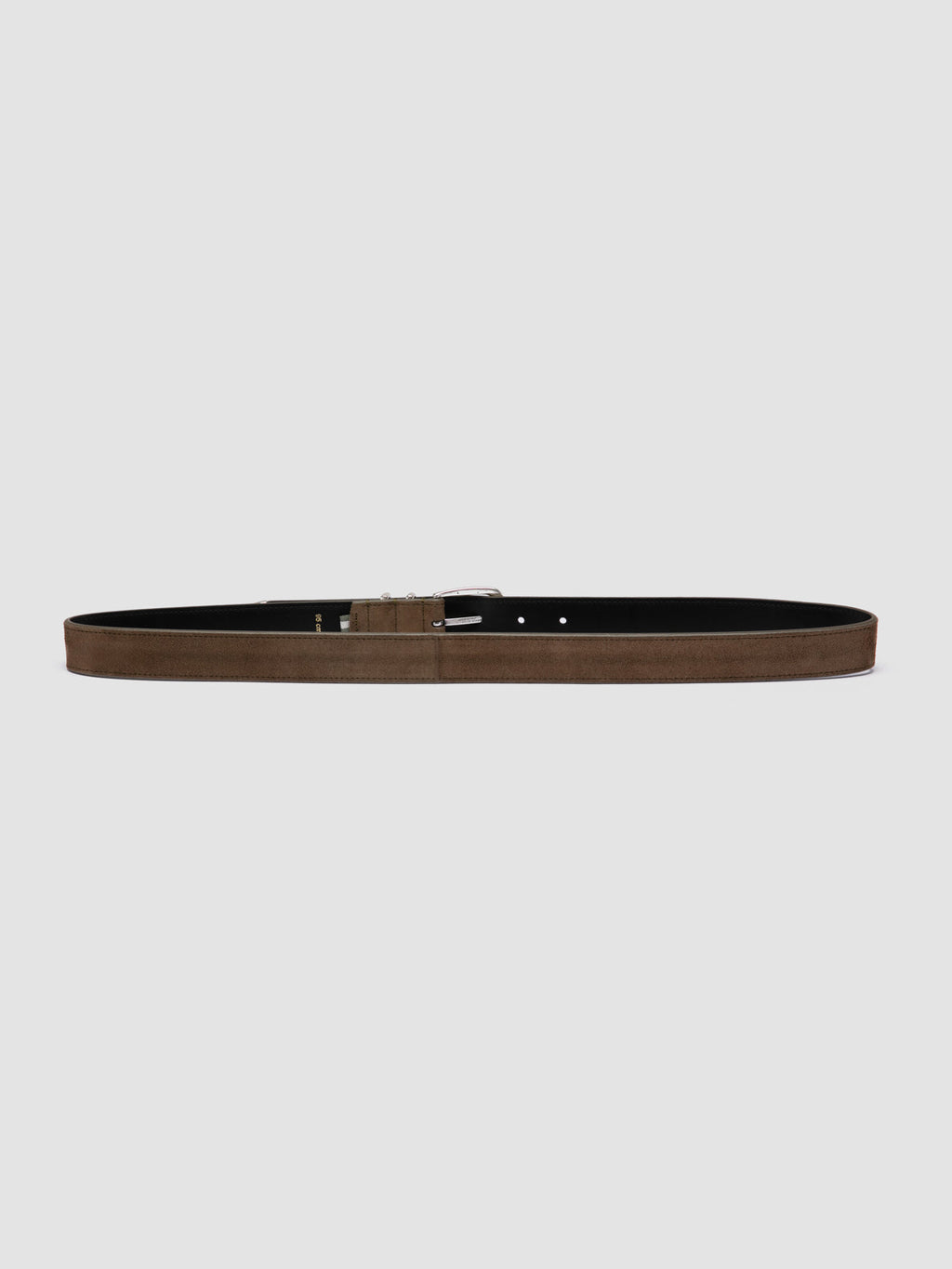 OC STRIP 074 - Taupe Suede Belt - image 3,side view