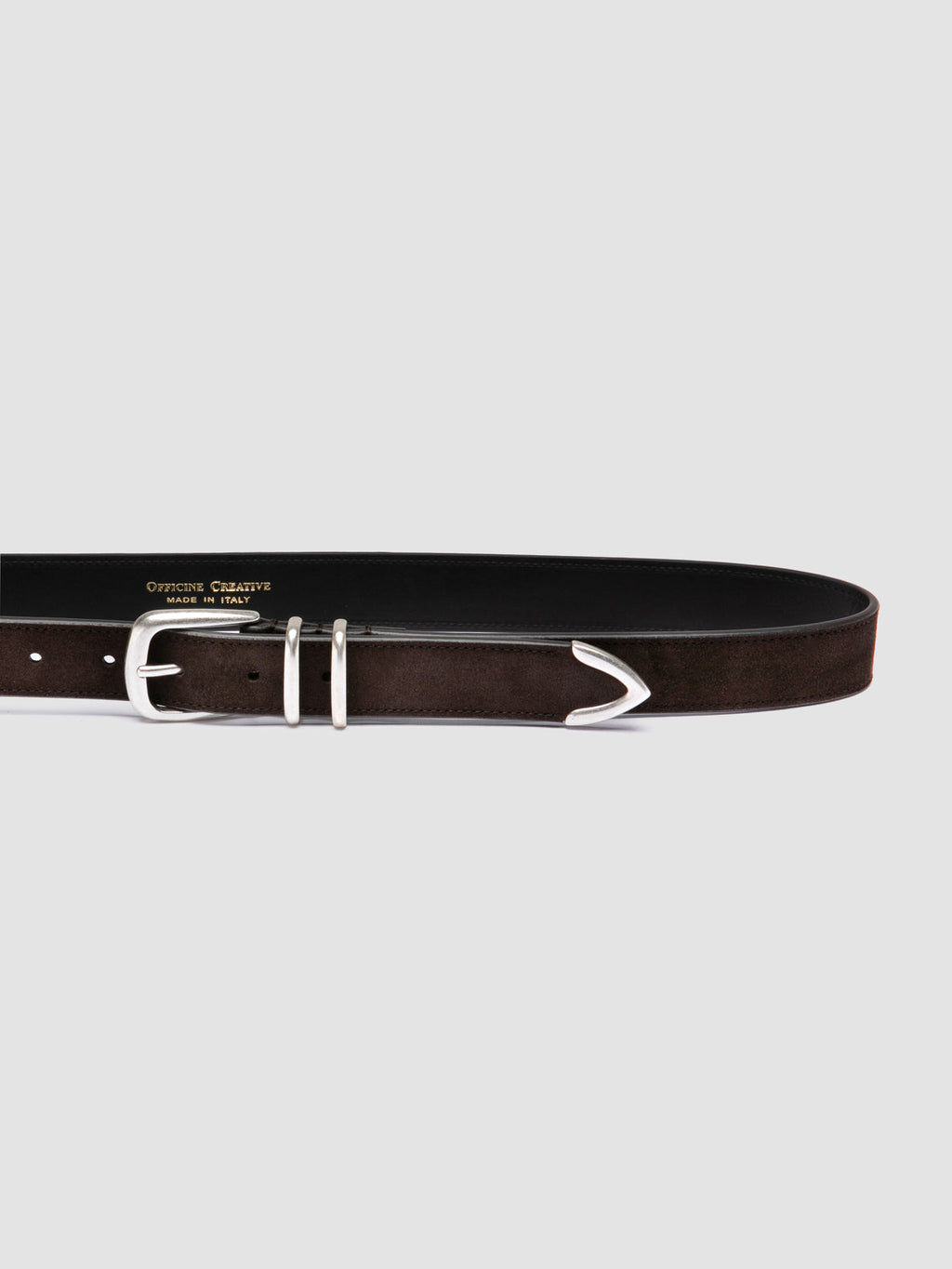 OC STRIP 074 - Brown Suede Belt - image 4,side view