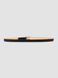 OC STRIP 091 - Black Leather Belt - thumb image 3,side view