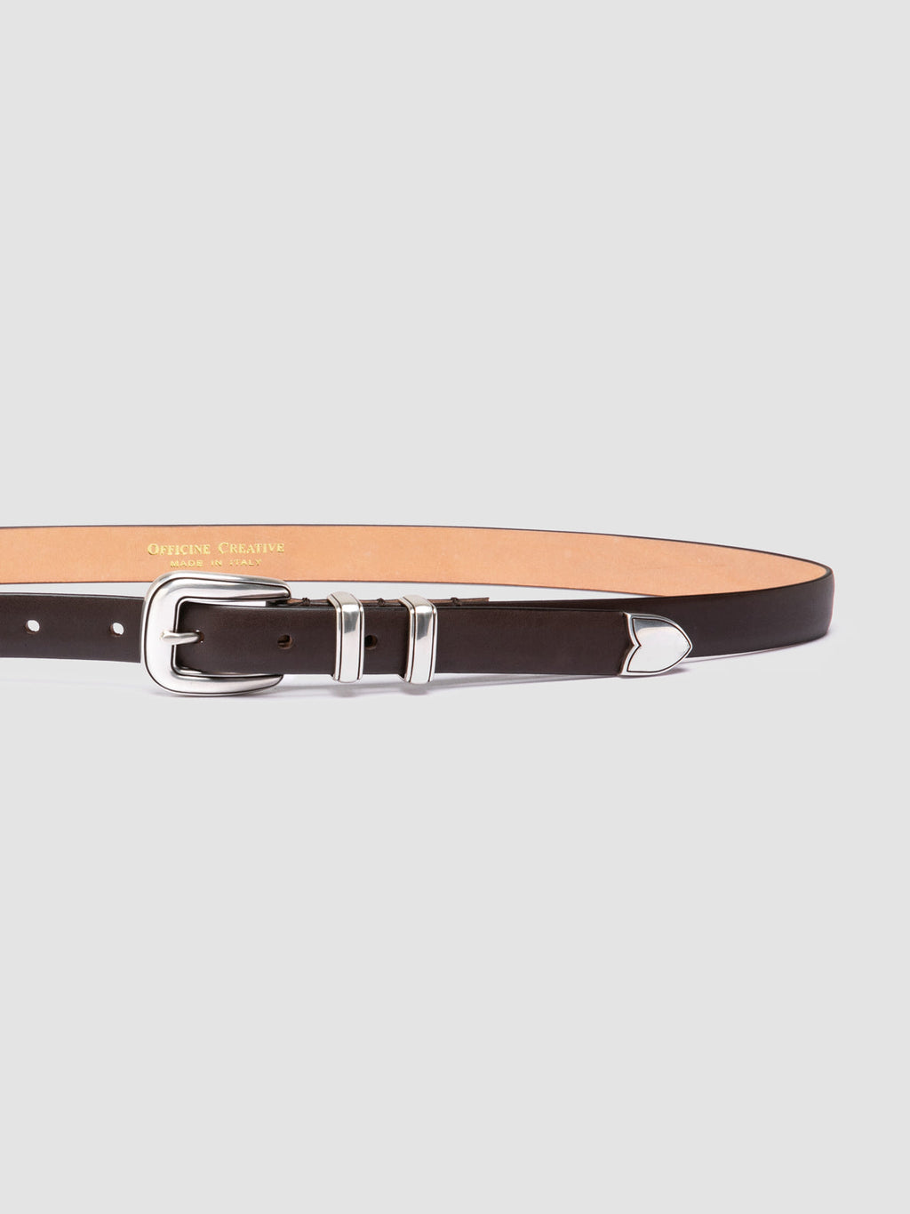 OC STRIP 091 - Brauner Ledergürtel - image 4,side view