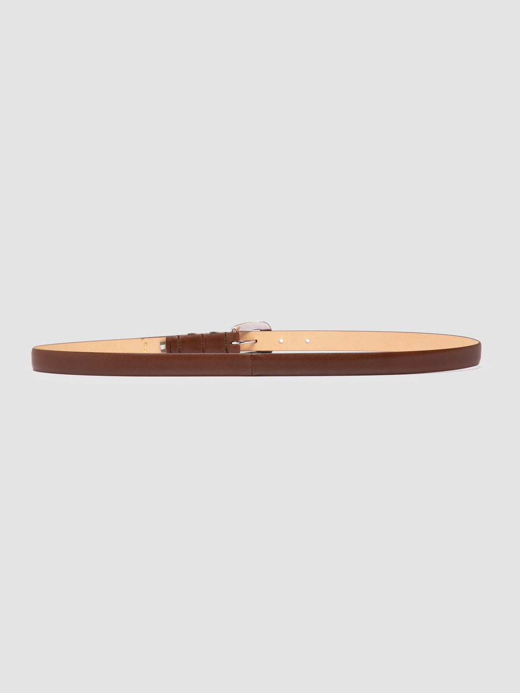 OC STRIP 091 - Brown Leather Belt - image 3,side view