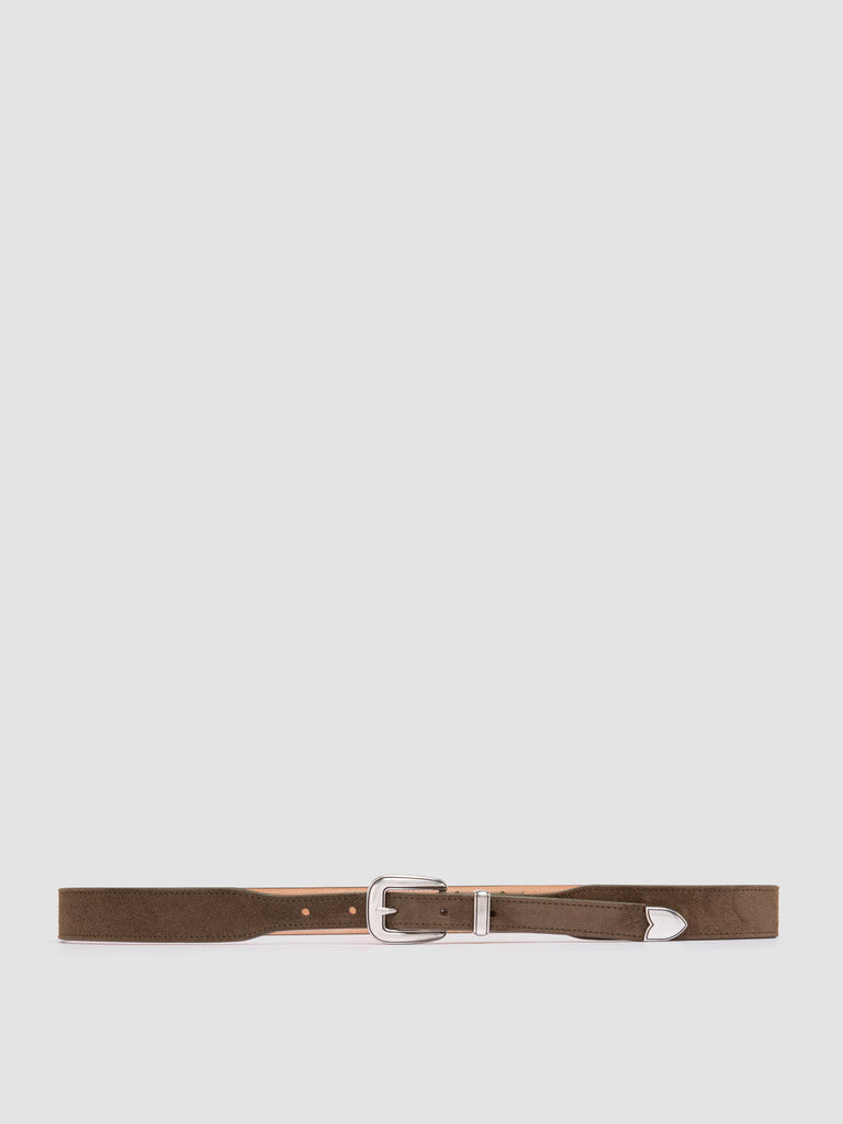 OC STRIP 092 - Green Suede Belt