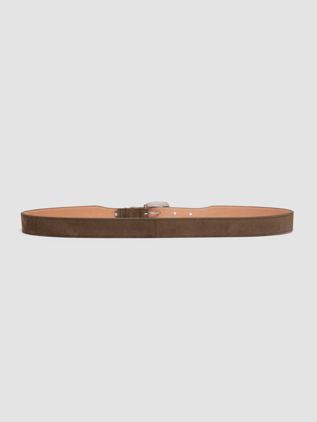OC STRIP 092 - Green Suede Belt - image 3,side view