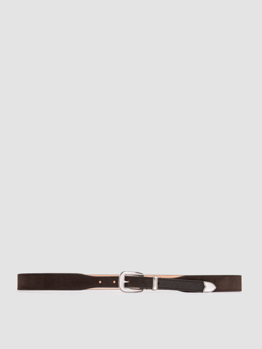 OC STRIP 092 - Brown Suede Belt - image 1,side view