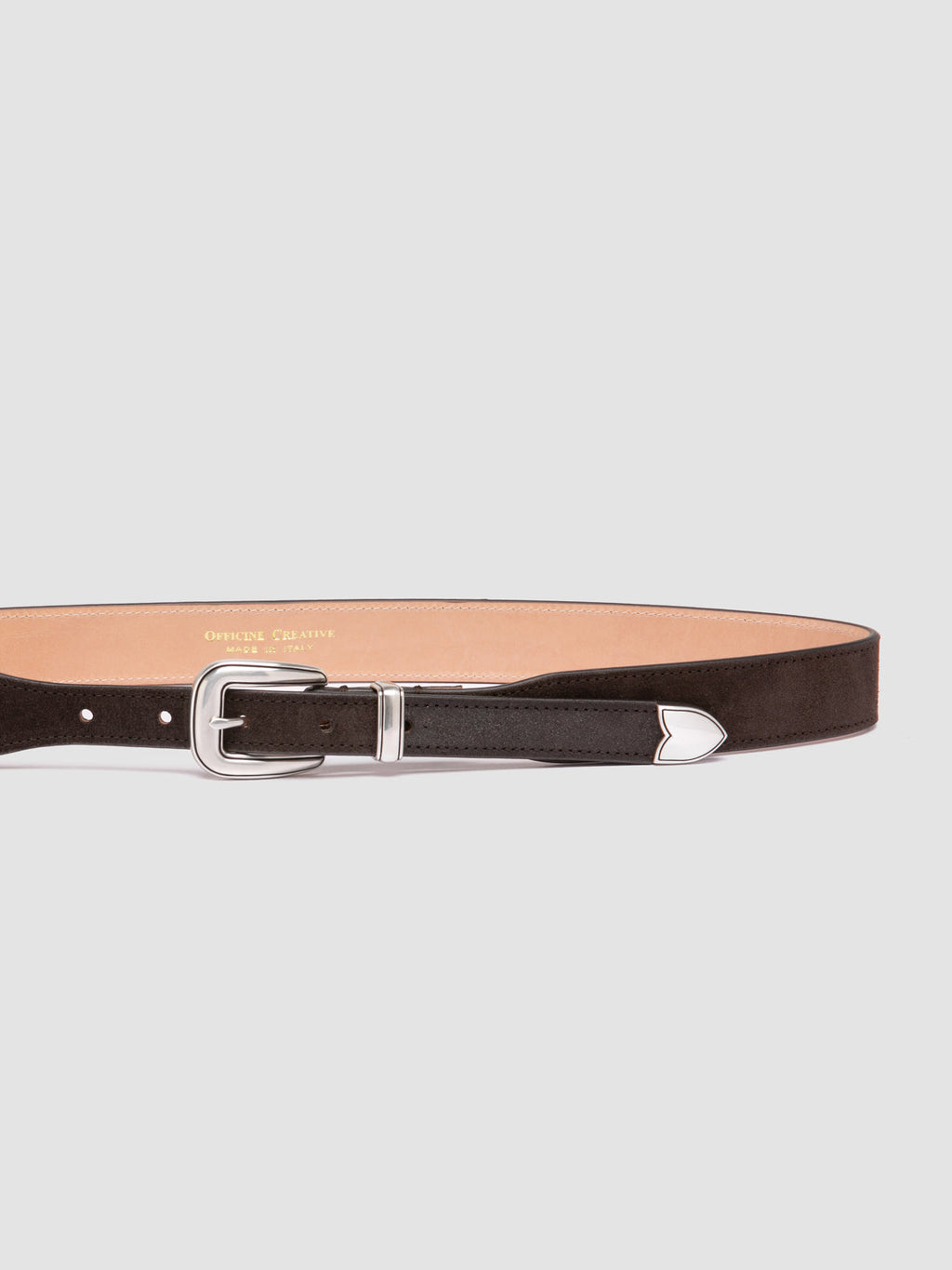 OC STRIP 092 - Brown Suede Belt - image 4,side view