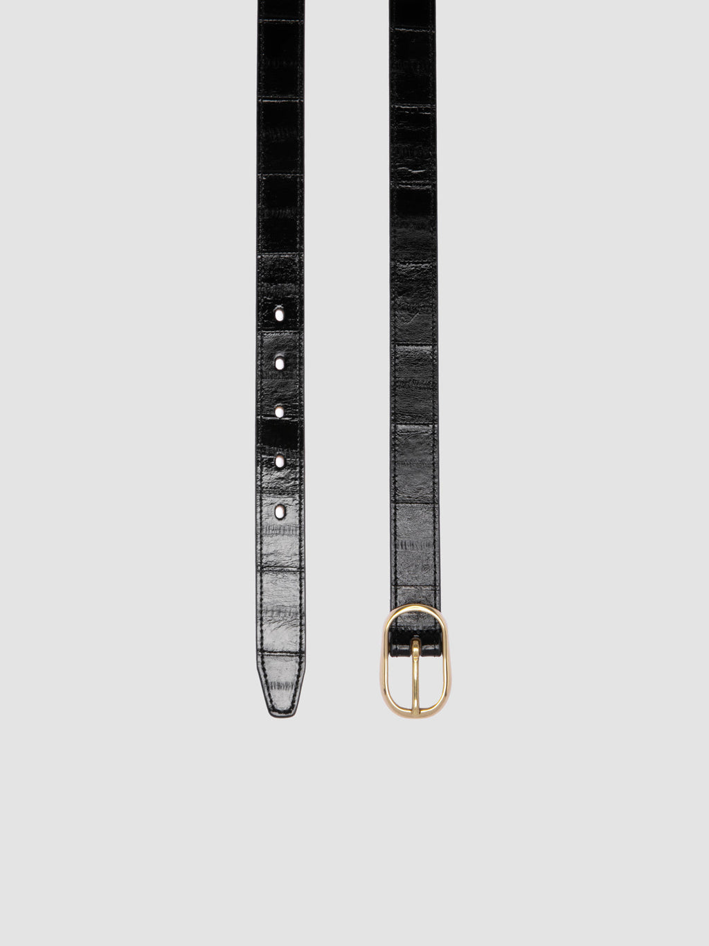 OC STRIP 099 - Schwarzer Ledergürtel - image 2,side view