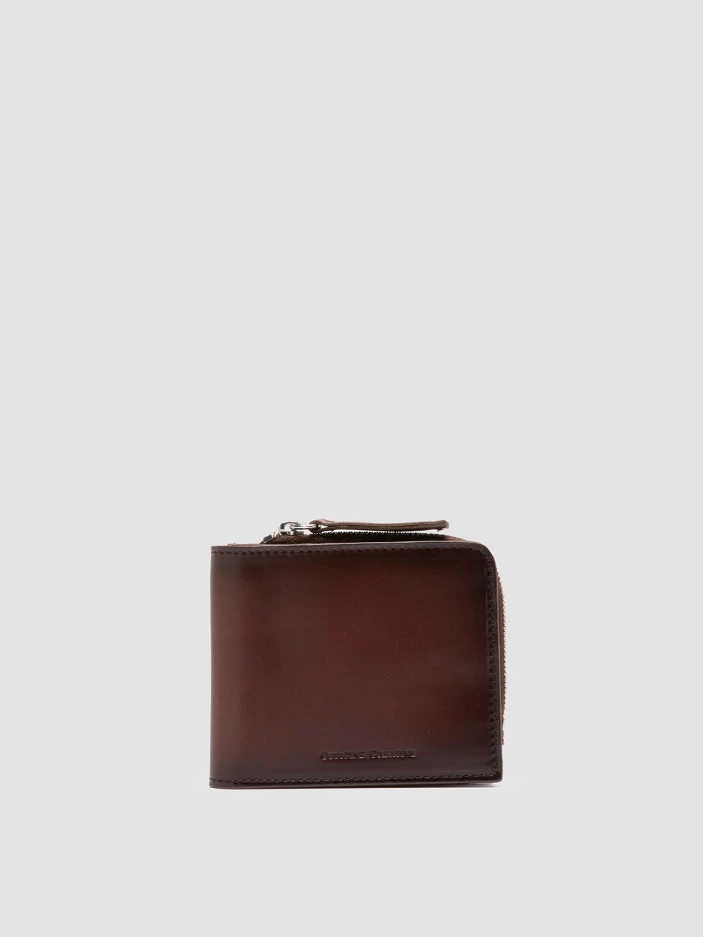 BERGE' 004 - Brown Leather Wallet - image 1,side view
