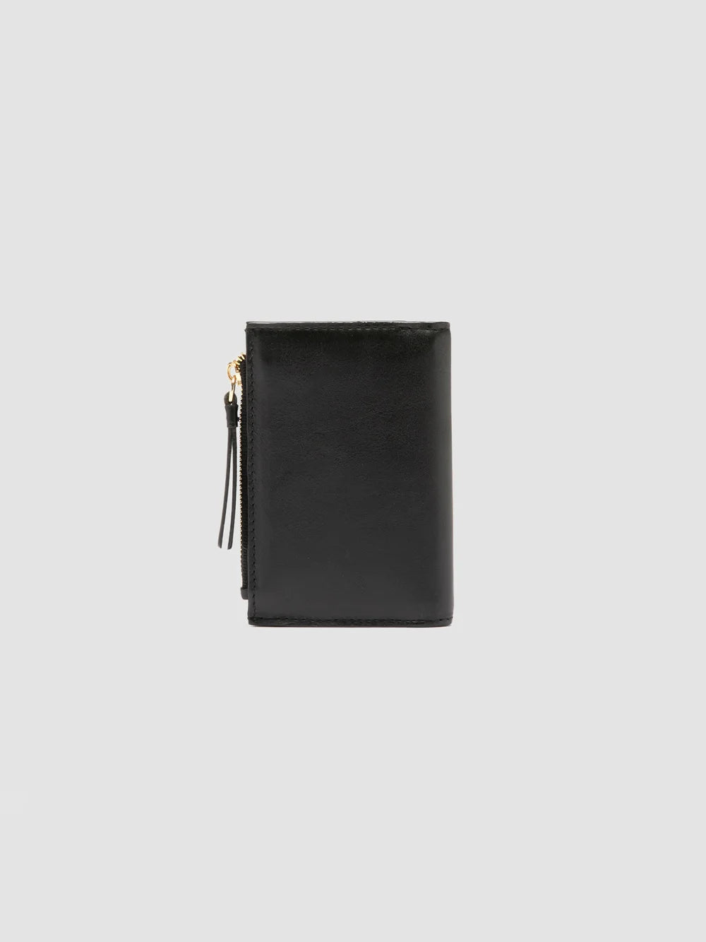 BOUDIN 028 - Schwarze Lederbrieftasche - image 2,side view