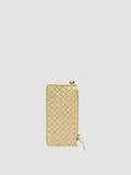 JULIET 103 - Ivory Woven Leather Card Holder